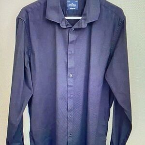 Classic Black Button-Down Shirt for Men